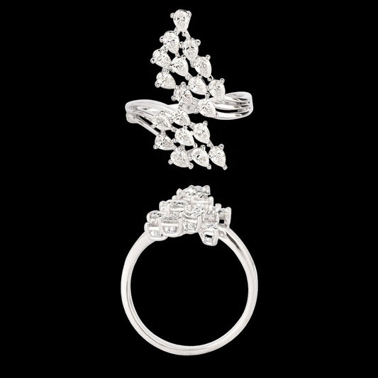 18K White Gold Diamond Ring - 1.18ct VVS-EF