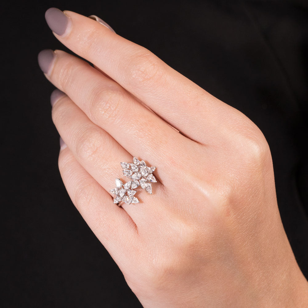 18K White Gold Diamond Ring - 1.16ct VVS-EF