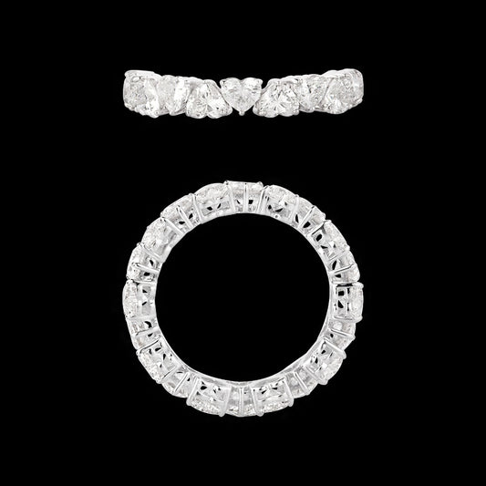 18K White Gold Diamond Ring - 2.91ct VVS-VS-EF