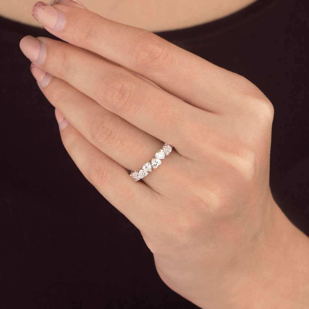 18K White Gold Diamond Ring - 2.91ct VVS-VS-EF