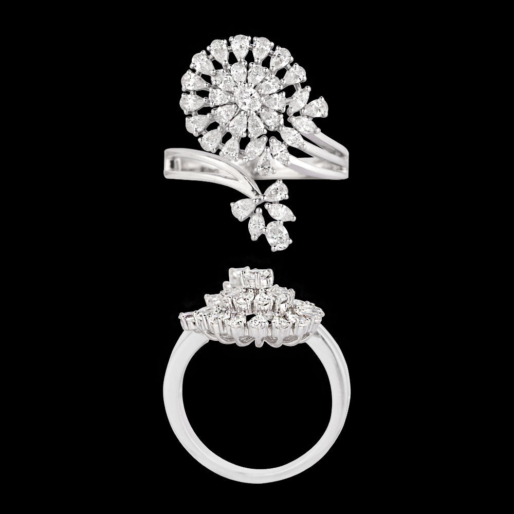 18K White Gold Diamond Ring - 1.31ct VVS-EF
