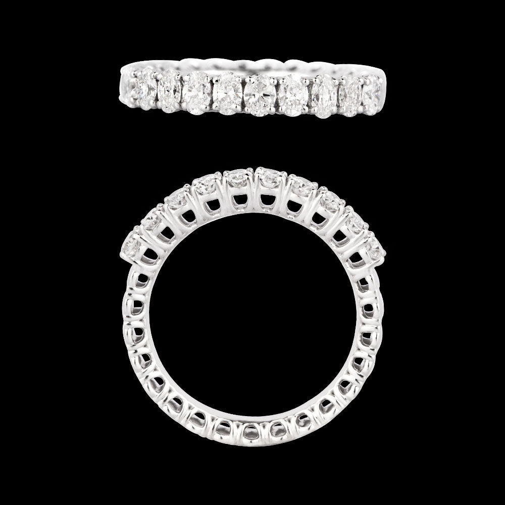 18K White Gold Diamond Ring - 0.83ct VVS-EF