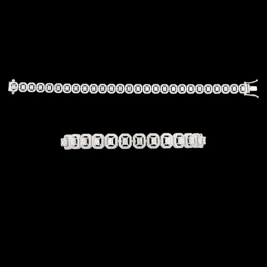 18K White Gold Diamond Bracelet - 4.023ct VVS-EF