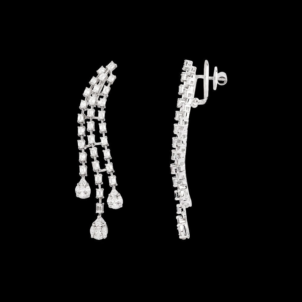 18K White Gold Diamond Jewellery - 7.06ct VVS-VS-GH