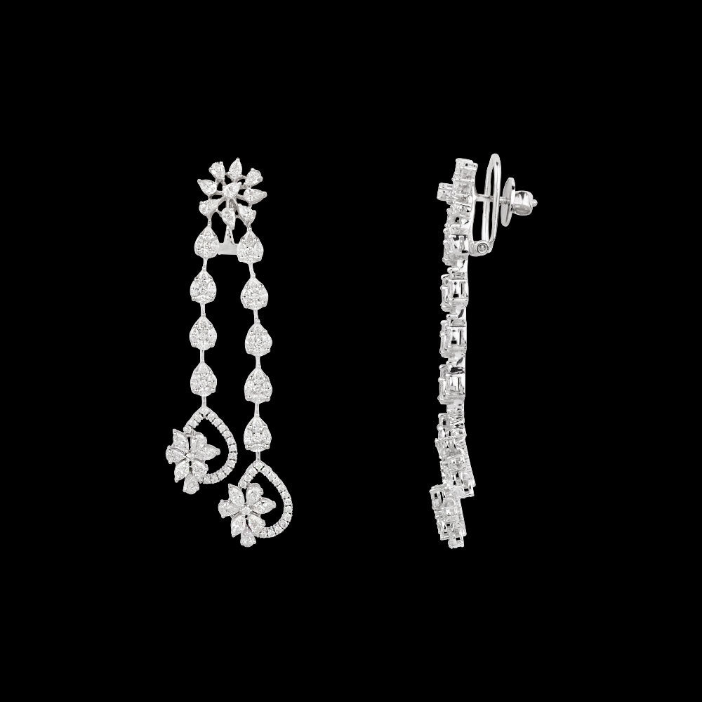 18K White Gold Diamond Jewellery - 6.768ct VVS-EF