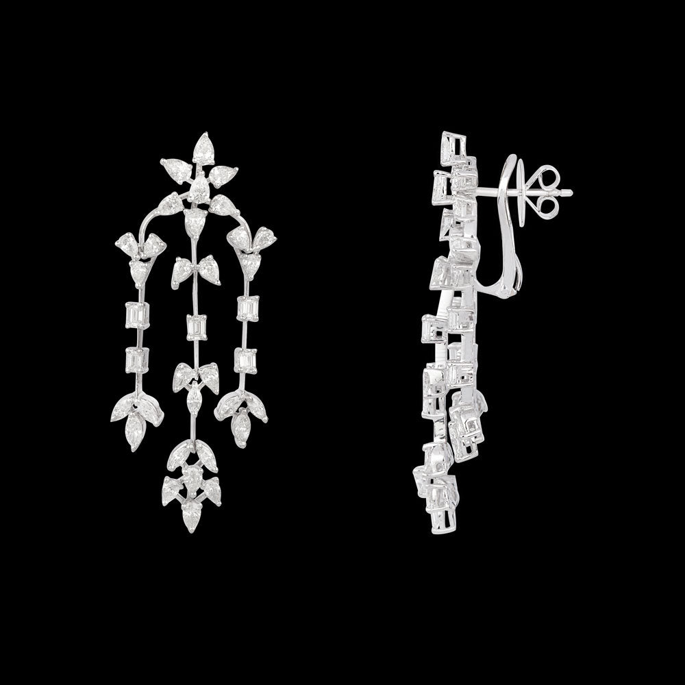 18K White Gold Diamond Jewellery - 5.021ct VVS-VS-FG