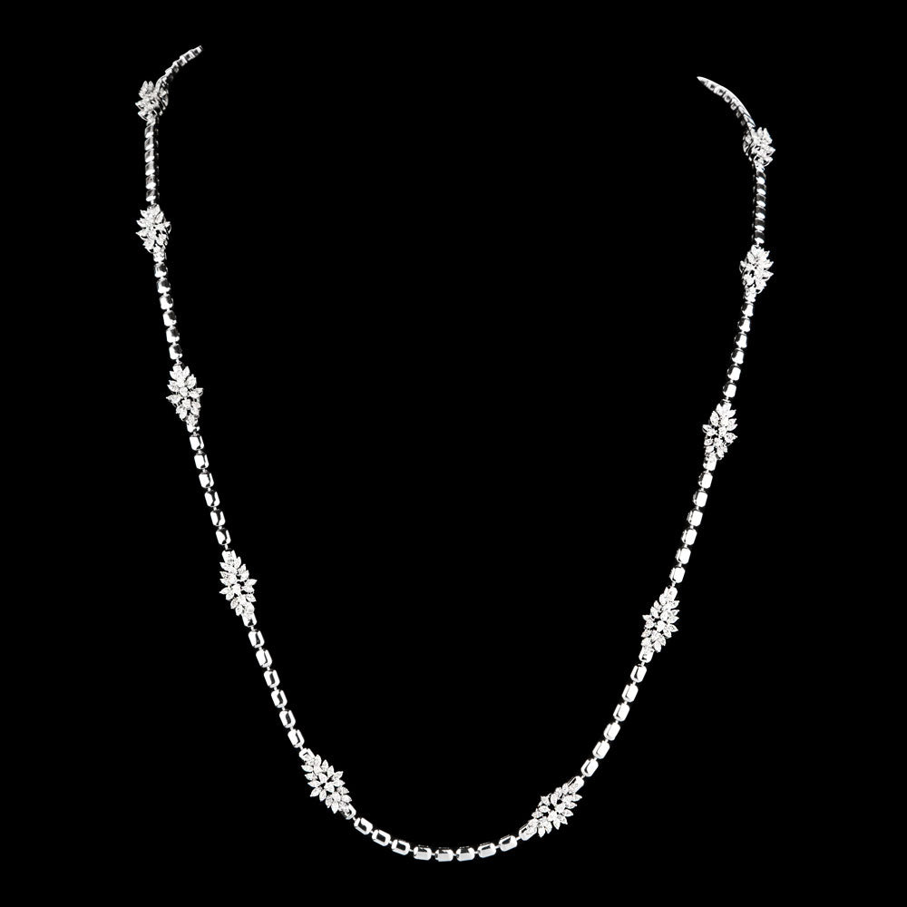 18K White Gold Diamond Necklace - 5.65ct VVS-EF