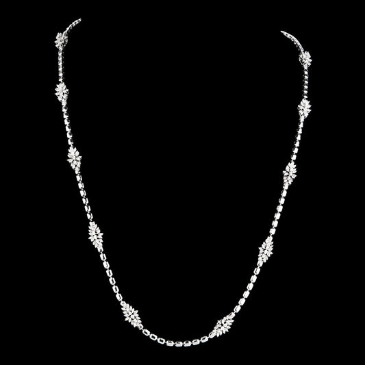 18K White Gold Diamond Necklace - 5.65ct VVS-EF