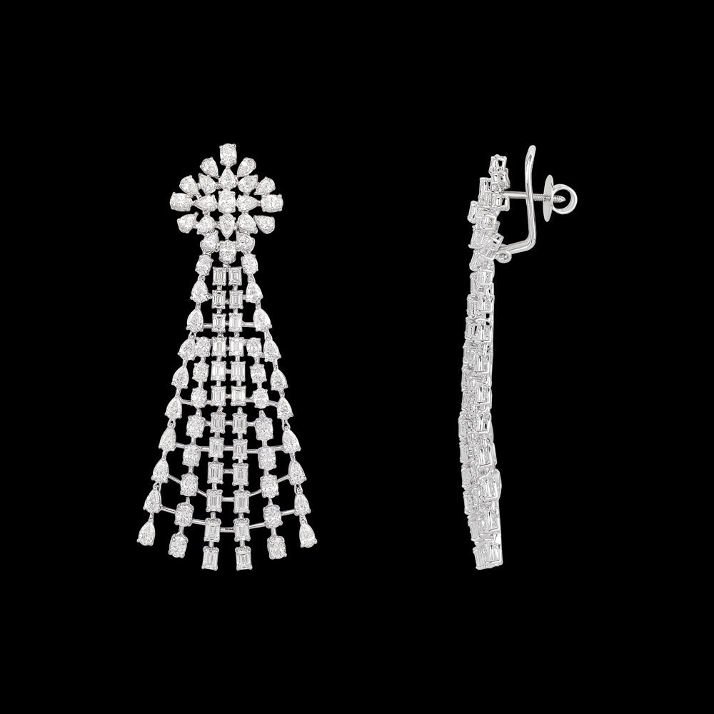 18K White Gold Diamond Jewellery - 16.28ct VVS-EF