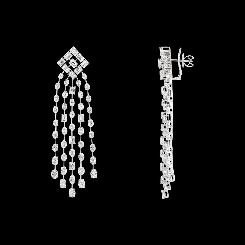 18K White Gold Diamond Jewellery - 23.78ct VVS-VS-GH