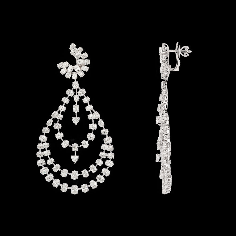 18K White Gold Diamond Jewellery - 23.69ct VVS-VS-GH