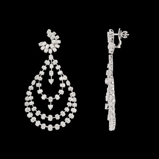 18K White Gold Diamond Jewellery - 23.69ct VVS-VS-GH