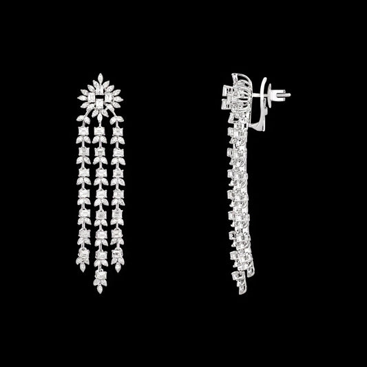 18K White Gold Diamond Jewellery - 6.935ct VVS-EF