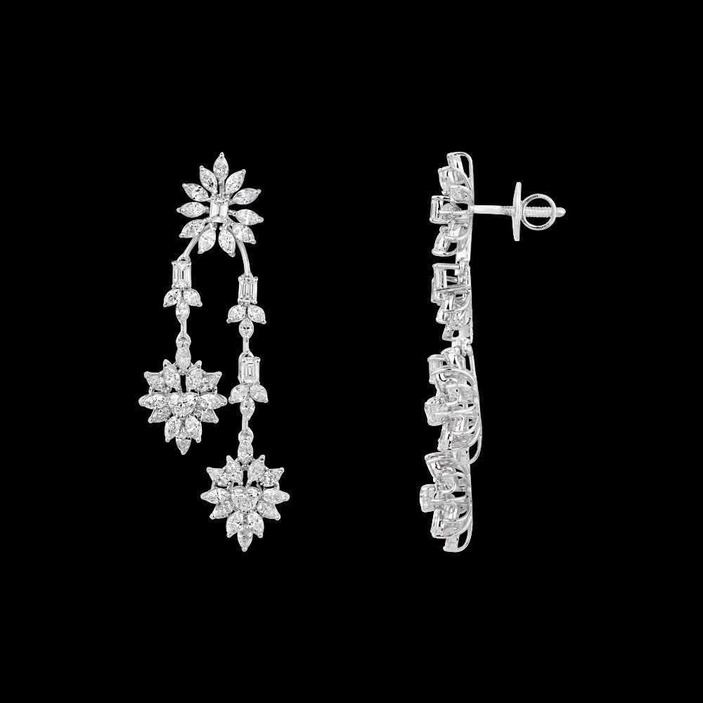 18K White Gold Diamond Jewellery - 4.63ct VVS-EF