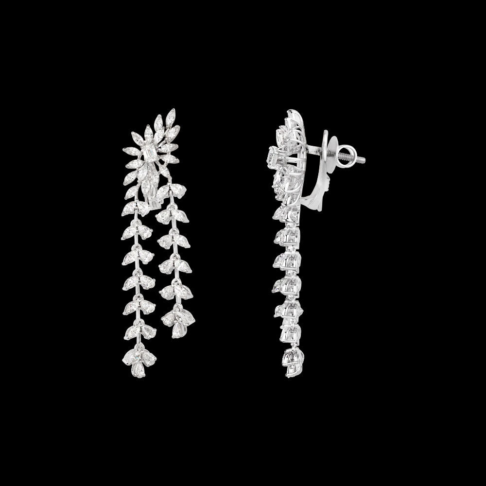 18K White Gold Diamond Jewellery - 3.57ct VVS-EF
