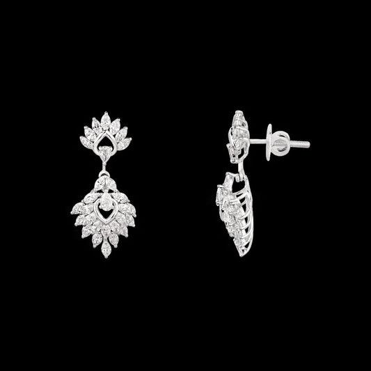 18K White Gold Diamond Jewellery - 1.9ct VVS-VS-EF