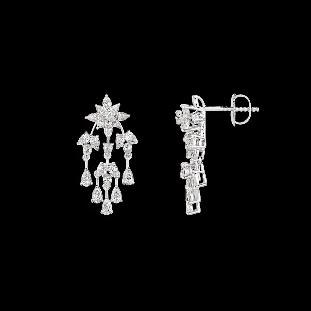 18K White Gold Diamond Jewellery - 2.76ct VVS-EF