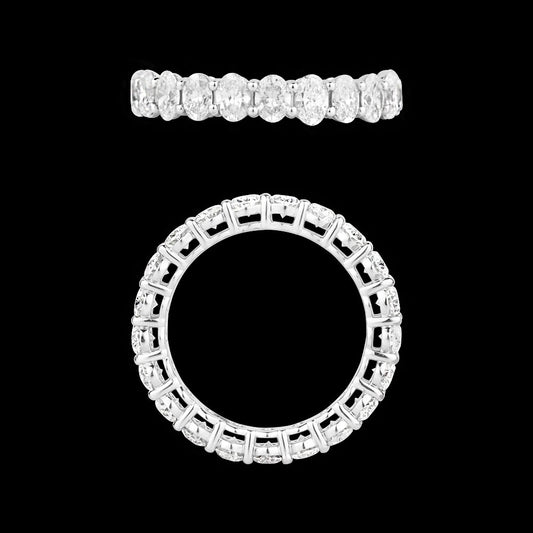 18K White Gold Diamond Ring - 2.848ct VVS-VS-HI