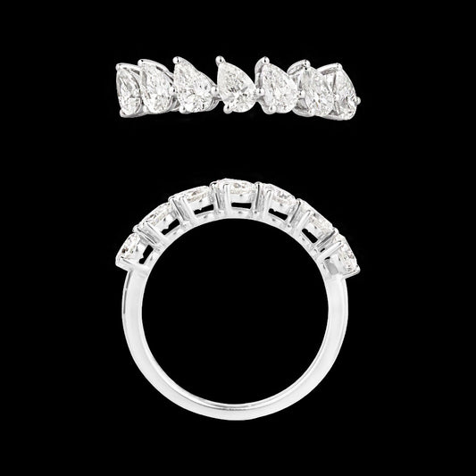 18K White Gold Diamond Ring - 1.346ct VS-SI-HI