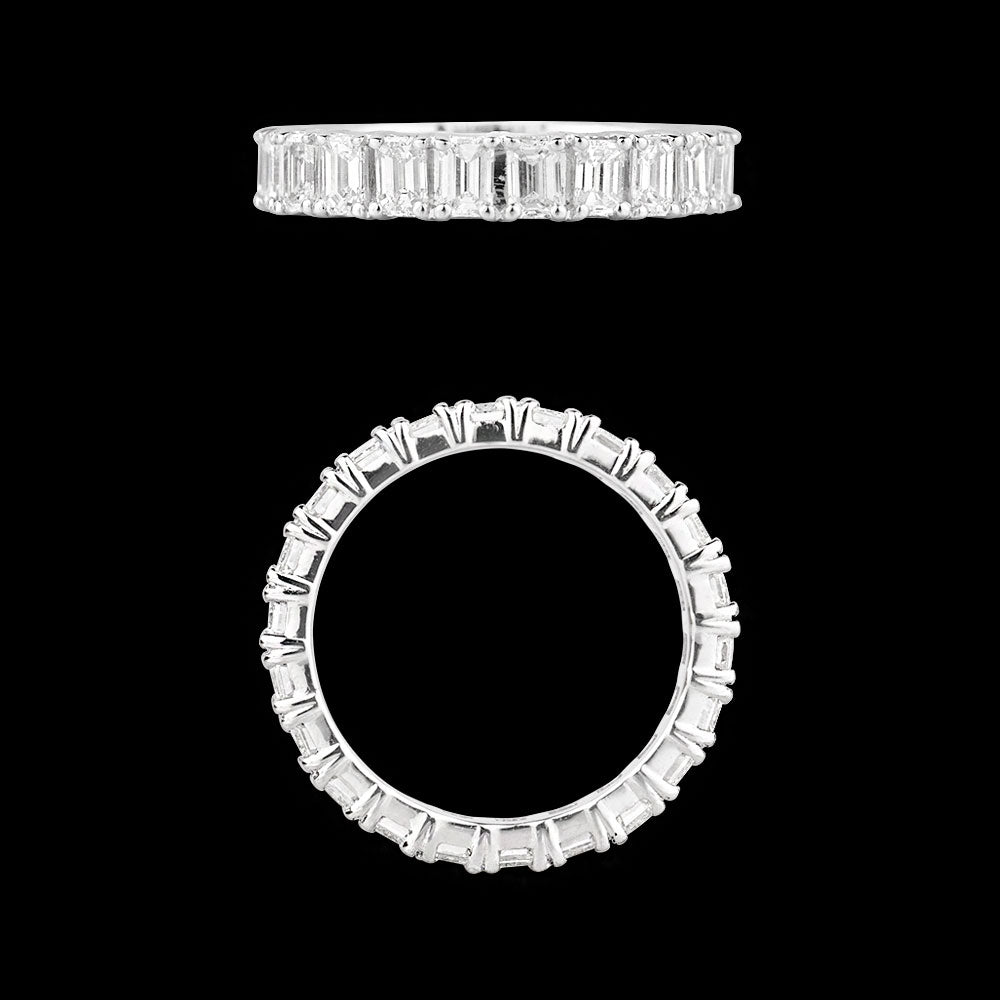 18K White Gold Diamond Ring - 2.67ct VVS-VS-GH