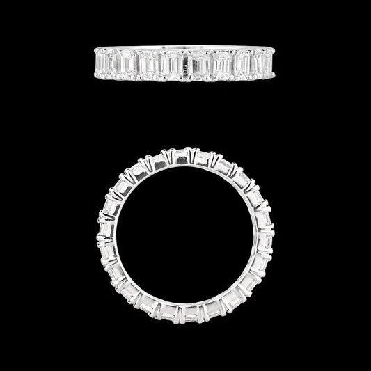 18K White Gold Diamond Ring - 2.67ct VVS-VS-GH