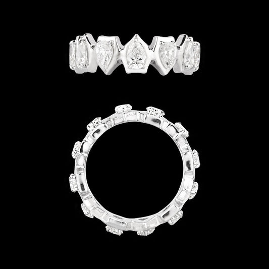 18K White Gold Diamond Ring - 2.213ct VS-SI-HI