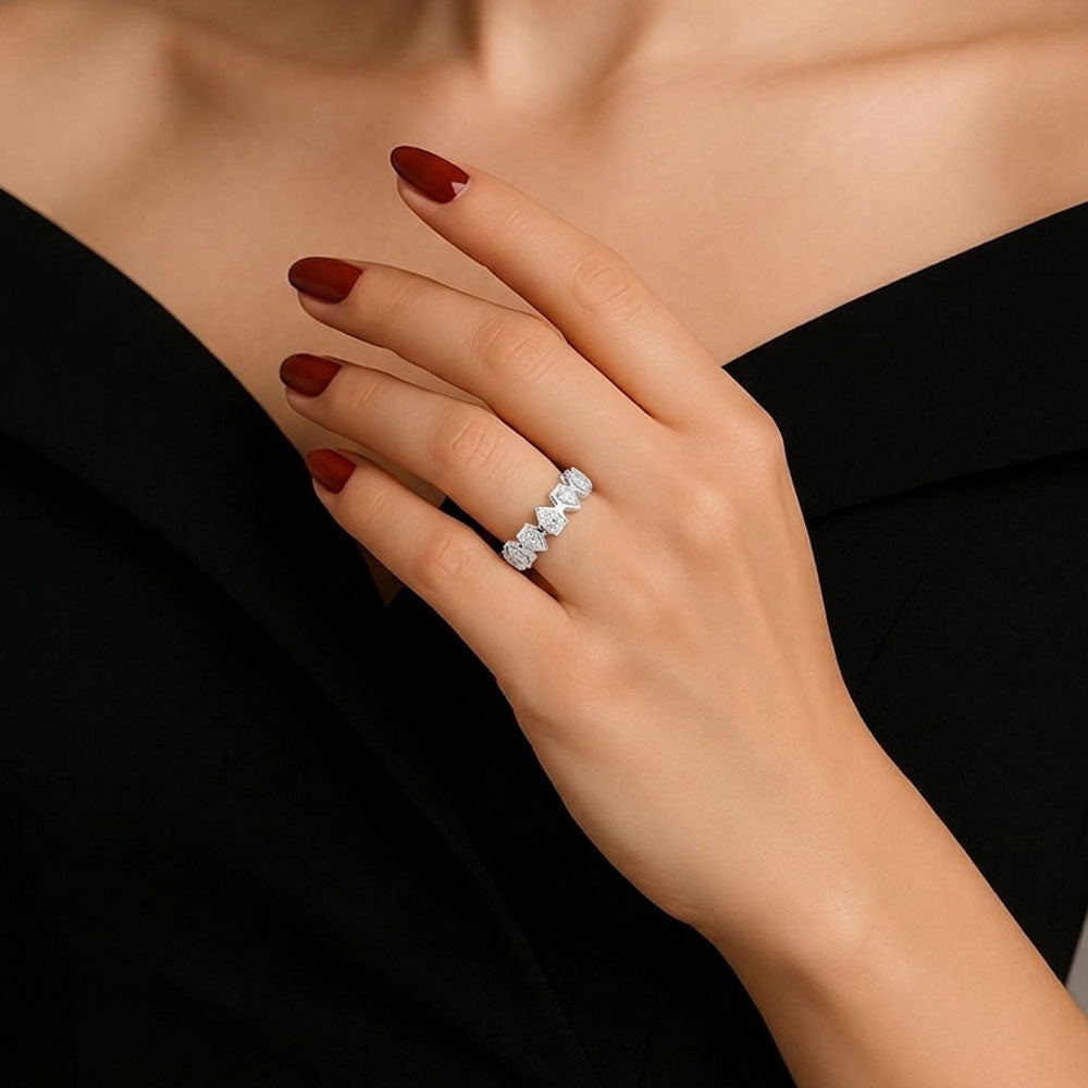 18K White Gold Diamond Ring - 2.213ct VS-SI-HI