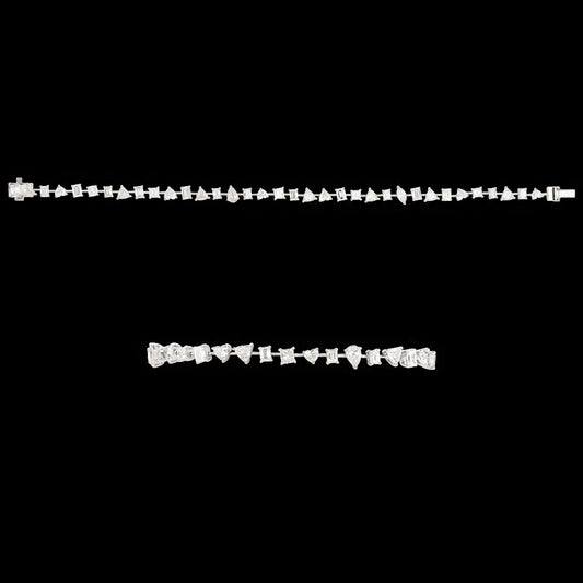 18K White Gold Diamond Bracelet - 5.998ct VS-SI-GH