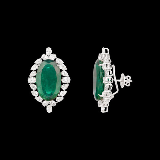 18K White Gold Diamond Jewellery - 8.6ct VS-SI-GH with Colour Stones