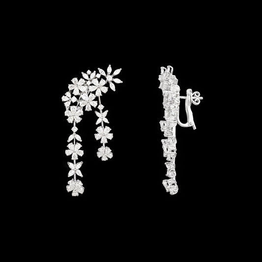 18K White Gold Diamond Jewellery - 10.073ct VVS-VS-FG