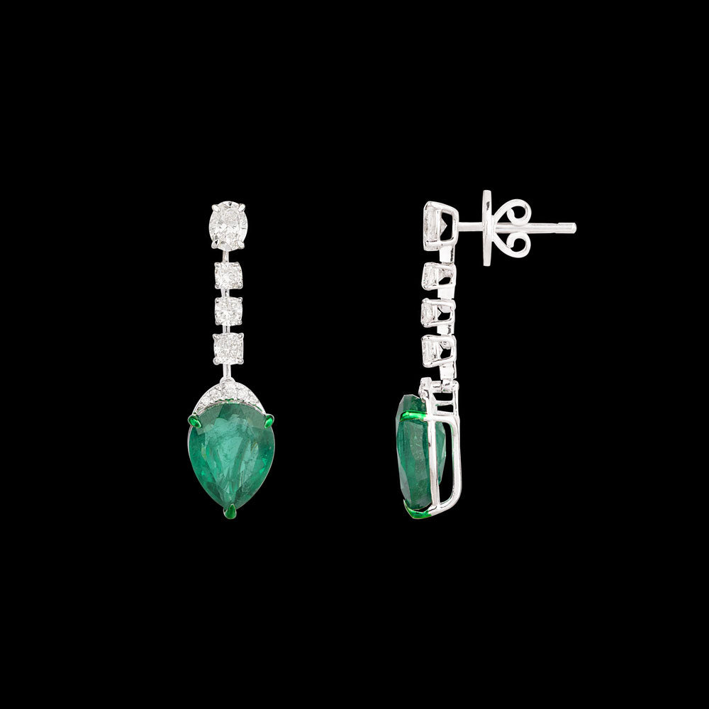 18K White Gold Diamond Jewellery - 2.26ct VS-SI-FG with Colour Stones