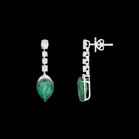 18K White Gold Diamond Jewellery - 2.26ct VS-SI-FG with Colour Stones