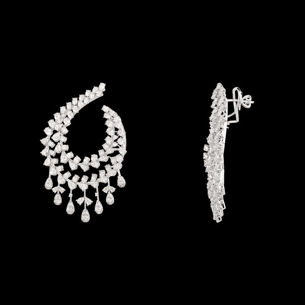 18K White Gold Diamond Jewellery - 18.834ct VS-SI-GH