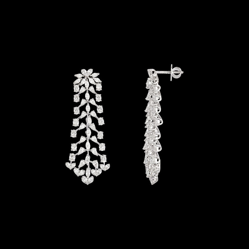18K White Gold Diamond Jewellery - 6.49ct VVS-EF