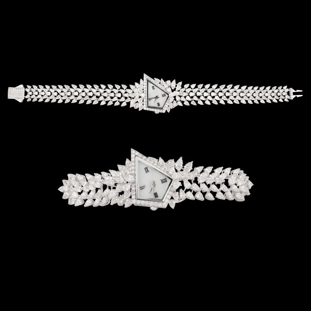 18K White Gold Diamond Jewellery - 15.18ct VVS-VS-FG