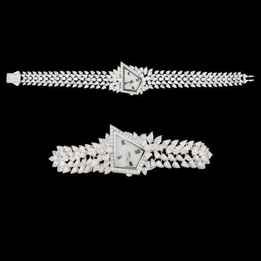 18K White Gold Diamond Jewellery - 15.18ct VVS-VS-FG