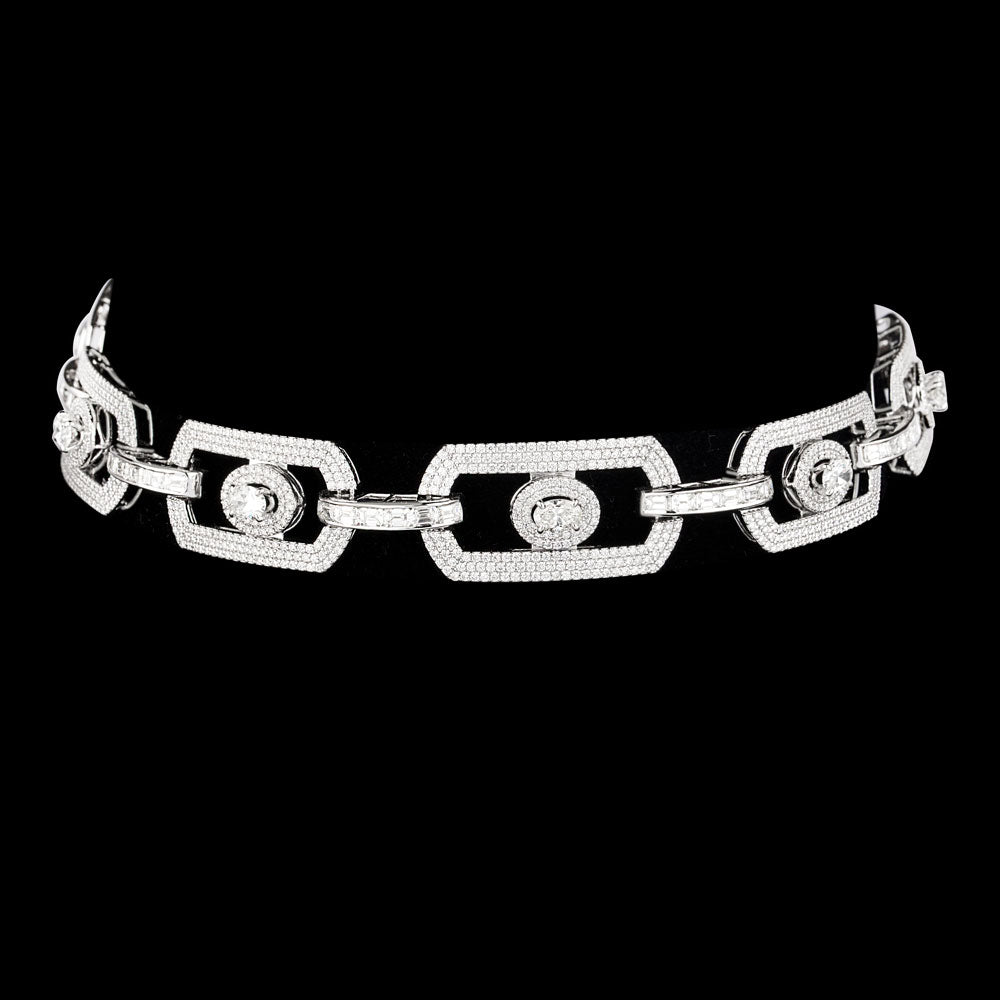 18K White Gold Diamond Necklace - 12.165ct VVS-VS-GH