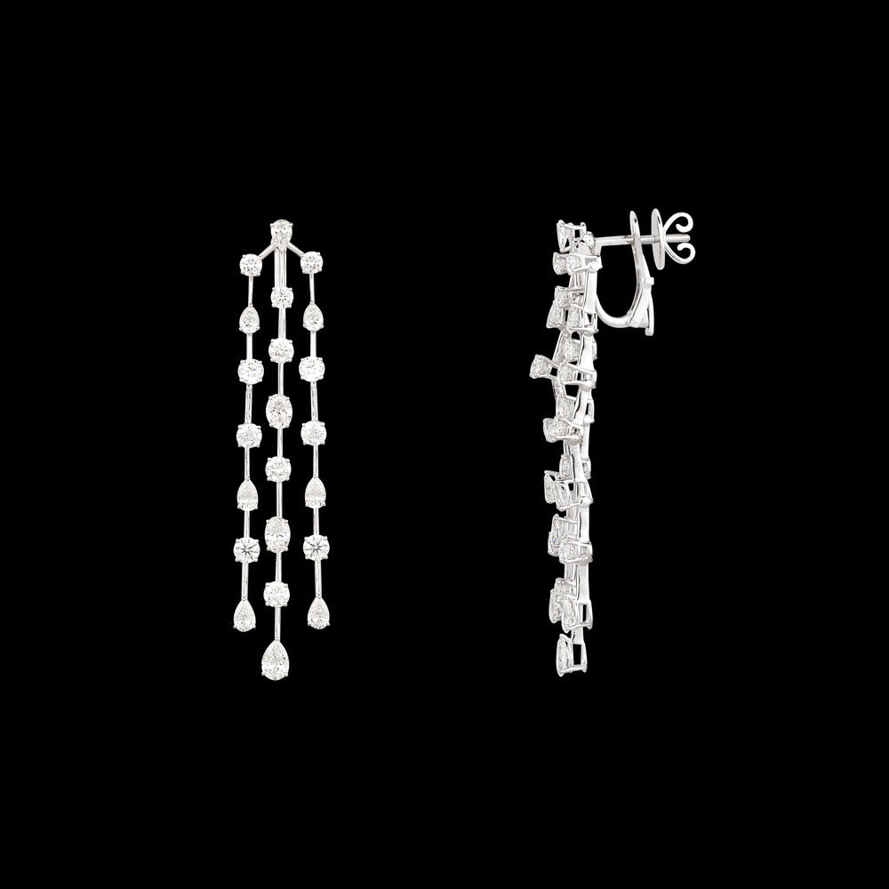 18K White Gold Diamond Jewellery - 7.922ct VS-SI-HI