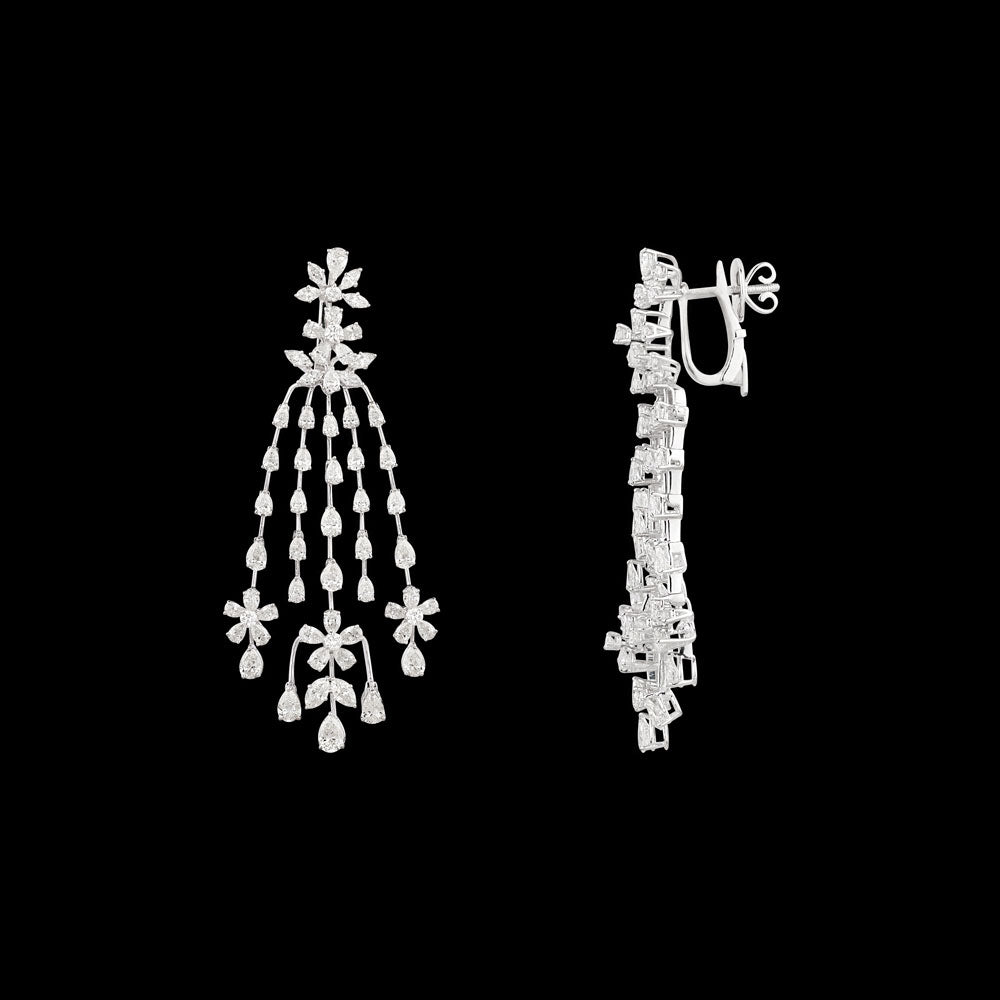 18K White Gold Diamond Jewellery - 9.653ct VVS-VS-GH