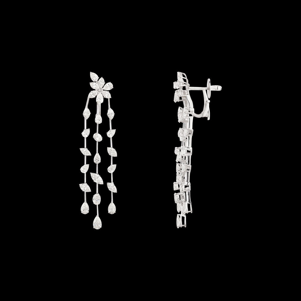 18K White Gold Diamond Jewellery - 8.96ct VS-SI-HI