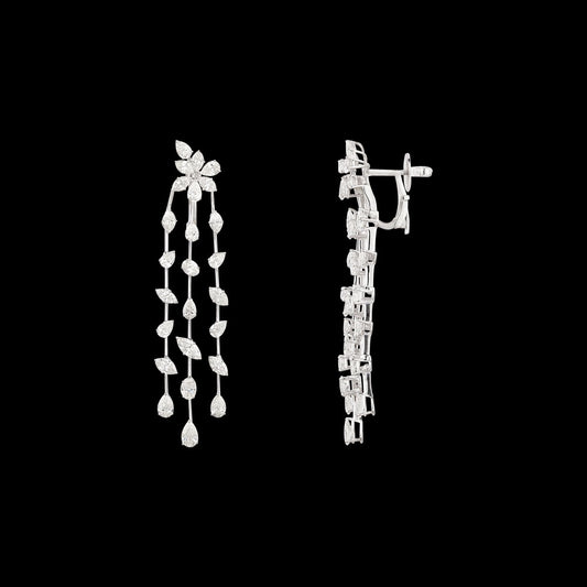 18K White Gold Diamond Jewellery - 8.96ct VS-SI-HI