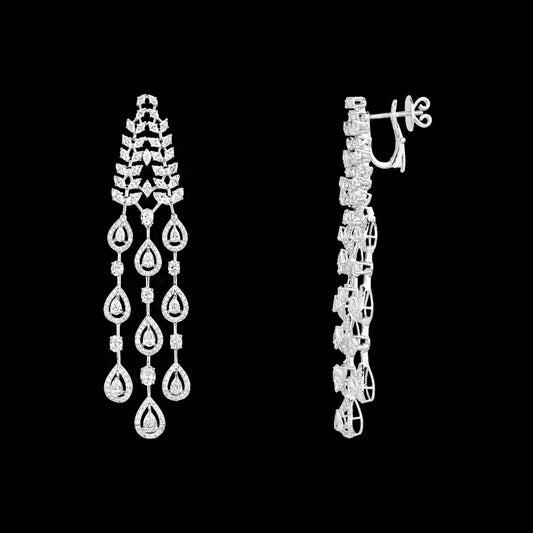 18K White Gold Diamond Jewellery - 8.842ct VVS-VS-IJ