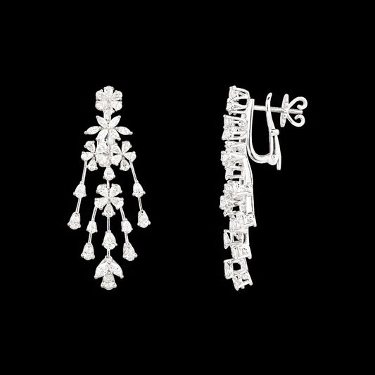 18K White Gold Diamond Jewellery - 5.52ct VVS-VS-GH