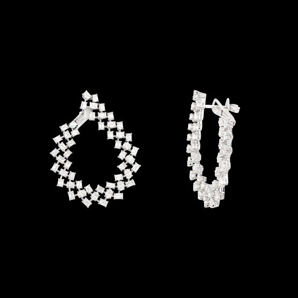 18K White Gold Diamond Jewellery - 14.875ct VVS-VS-GH