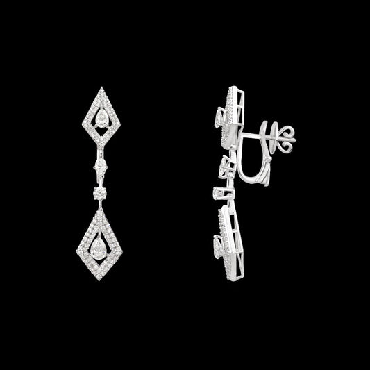 18K White Gold Diamond Jewellery - 3.025ct VVS-VS-GH