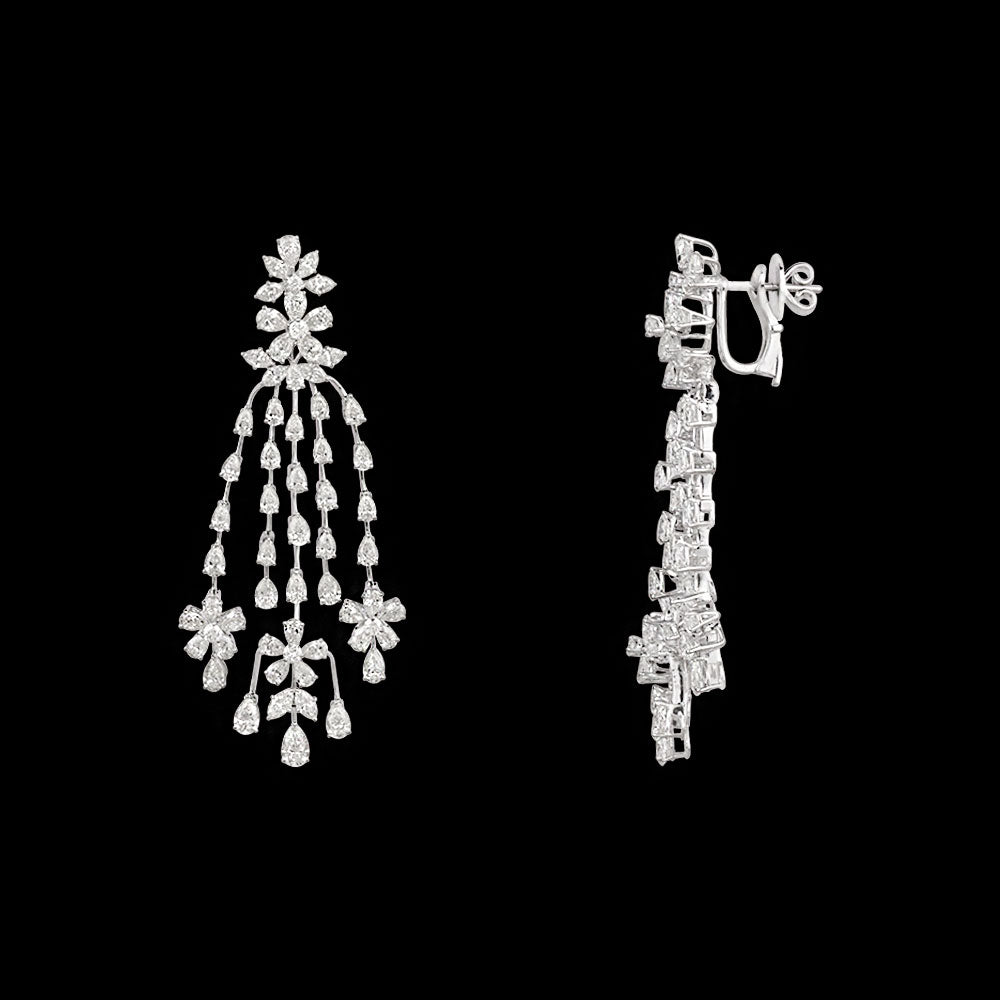 14K White Gold Diamond Jewellery - 12.434ct VVS-VS-IJ