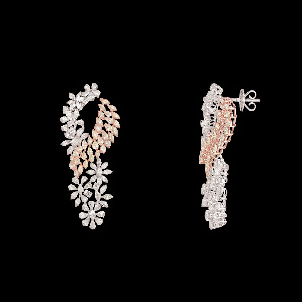 9K Two Tone Gold Diamond Jewellery - 11.071ct SI-WK