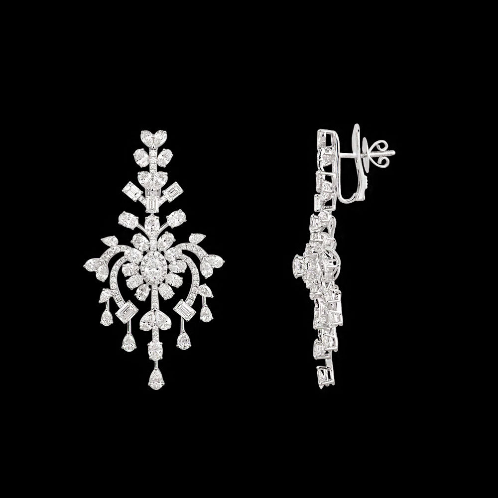 14K White Gold Diamond Jewellery - 15.358ct VS-SI-GH