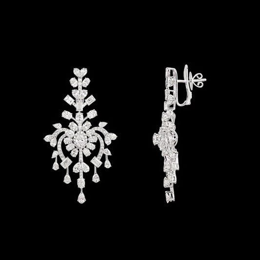 14K White Gold Diamond Jewellery - 15.358ct VS-SI-GH