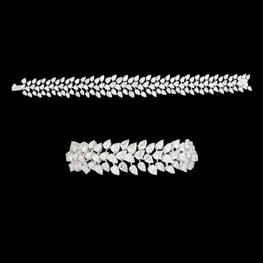 18K White Gold Diamond Bracelet - 17.92ct VS-SI-HI